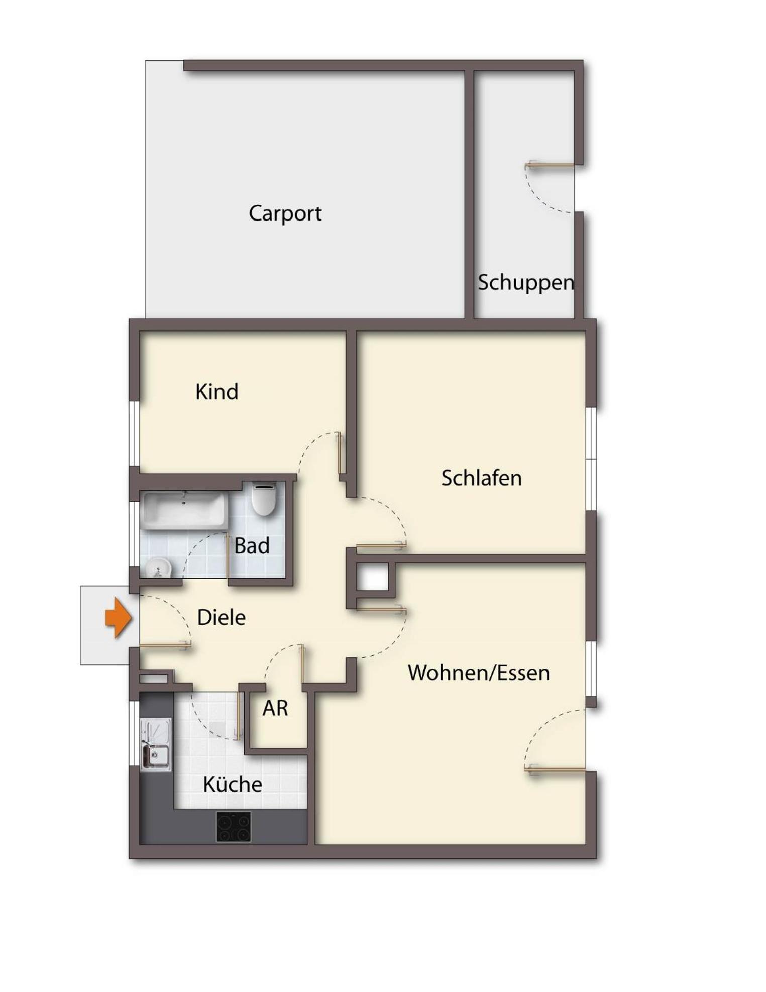 Villa Huus De Ruh Dornumergrode Esterno foto